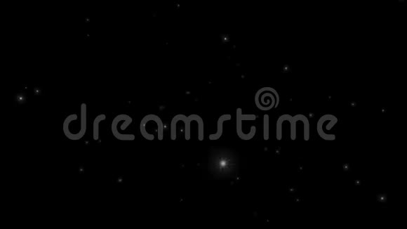 黑背景下银河空间的光速1920x1080视频的预览图