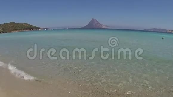 撒丁岛景观塔沃拉岛视频的预览图