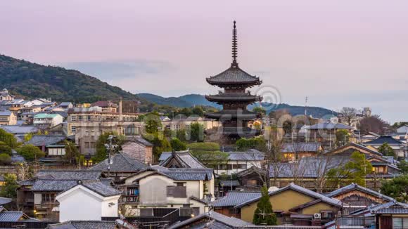 日本京都旧城景观视频的预览图