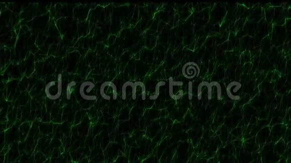 绿色未来主义抽象派背景类似于水上涟漪的电波视频的预览图