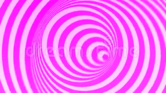 玻璃三角电池制成的万花筒几何结构用明亮的粉红色照明视频的预览图