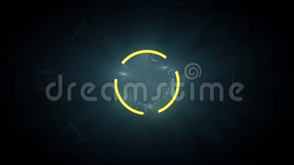循环SCIFI耀斑光闪和闪烁隧道视频的预览图