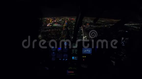 拉斯维加斯天际线上的风景飞行视频的预览图