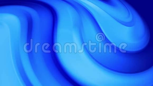 创意抽象蓝色渐变背景与蓝色混合缓慢平滑的无缝循环动画淡蓝色视频的预览图