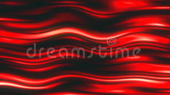 红色波浪水平运动视频的预览图