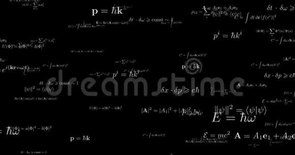 先进的数学公式无缝镜头视频的预览图
