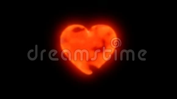殴打红色图形心脏图标高清动画循环可用于情人节或母亲视频的预览图