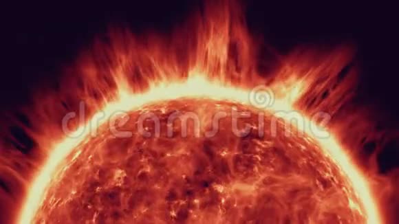 太阳表面耀斑日珥太阳视频的预览图