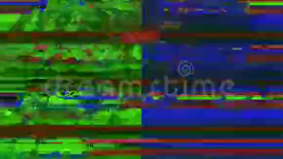 摘要计算机误差效应耀斑背景循环动画视频的预览图