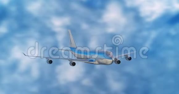 大客机在云层中飞行视频的预览图