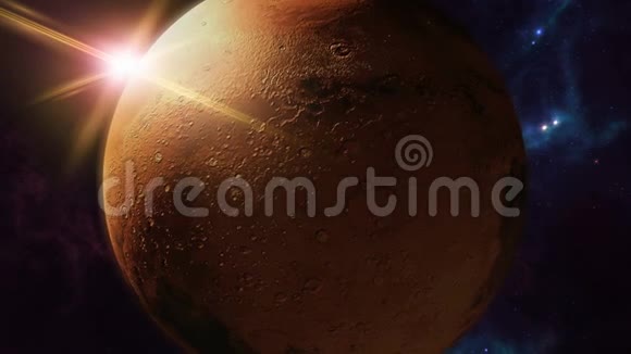 动画火星黄道十二宫星座符号和行星3D绘制4K视频的预览图