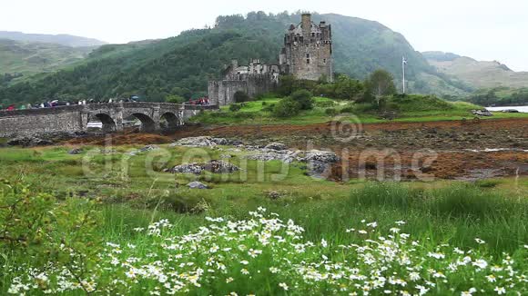 艾琳多南城堡一座美丽的苏格兰城堡视频的预览图
