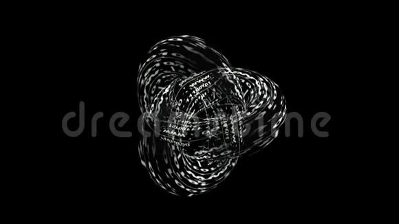 黑白旋转的身影视频的预览图