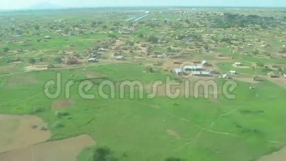 南苏丹朱巴的空中录像视频的预览图