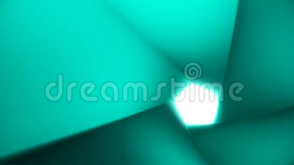 彩色几何多边形隧道的抽象动画最后光线闪耀动画彩色3D动画视频的预览图
