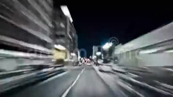 波特兰市驾驶时间推移效应视频的预览图