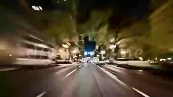 波特兰市驾驶时间推移效应视频的预览图