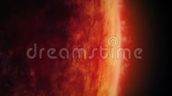 巨大的红色星球大气肆虐视频的预览图