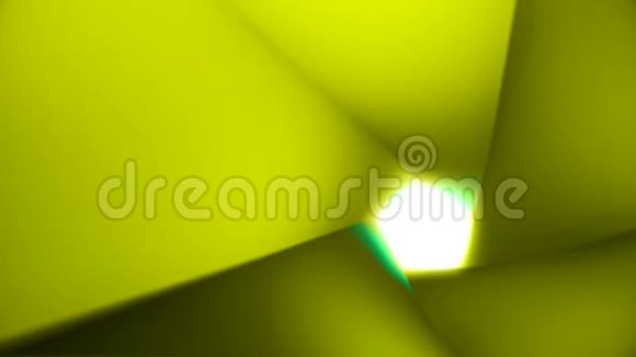 彩色几何多边形隧道的抽象动画最后光线闪耀动画彩色3D动画视频的预览图