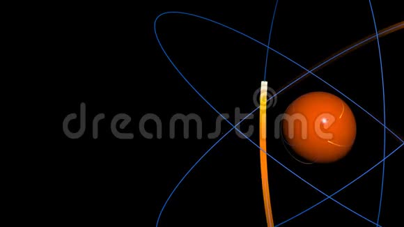 循环原子粒子动画视频的预览图