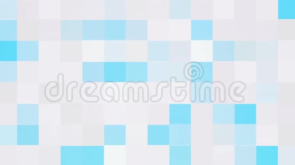 运动白色和蓝色像素抽象背景视频的预览图