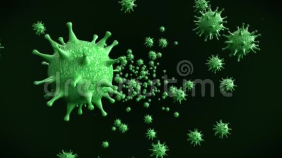 穿过致命微生物的细胞视频的预览图
