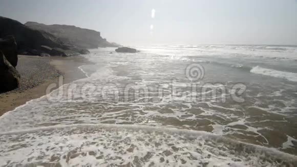 摩洛哥海滩的海洋海景视频的预览图