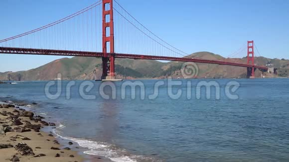 金门大桥及旧金山湾视频的预览图