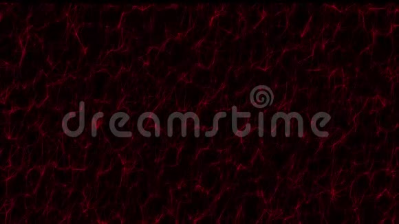 红色未来主义抽象派背景类似于水上涟漪的电波视频的预览图