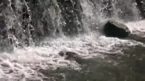 大自然中的瀑布视频的预览图