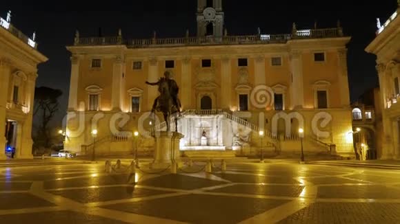 坎皮多格里奥广场晚安意大利罗马视频的预览图