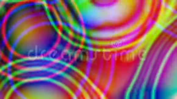 多色彩虹模糊抽象现场壁纸视频的预览图