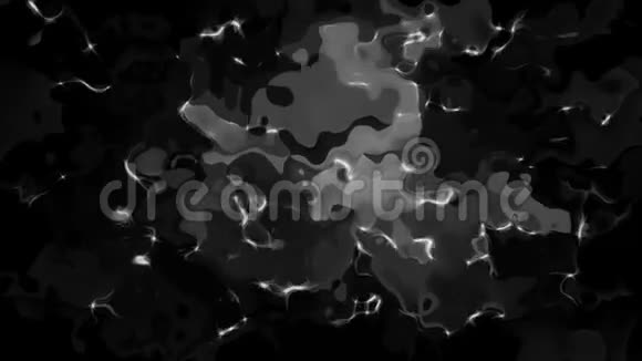 动画彩色背景无缝环视频水彩画效果黑灰色闪烁的光视频的预览图
