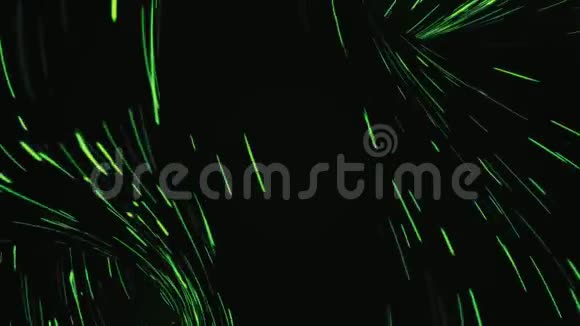 形成龙卷风的光粒子动画无缝循环龙卷风视频的预览图