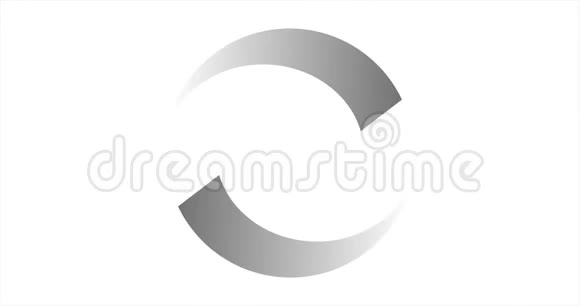 加载圆圈图标在白色背景动画与可选的卢马哑光包括阿尔法卢马马特视频的预览图