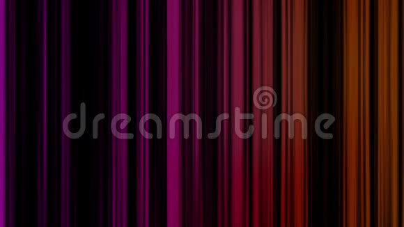 快速运动的五彩霓虹亮线落在黑色背景上动画无缝循环视频的预览图