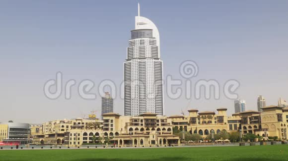 迪拜购物中心阳光著名酒店视频的预览图