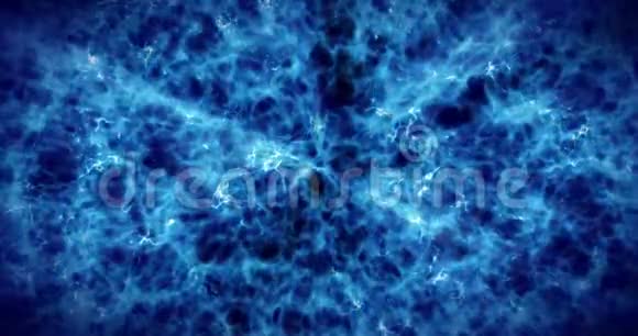 宇宙烟雾和光运动背景视频的预览图