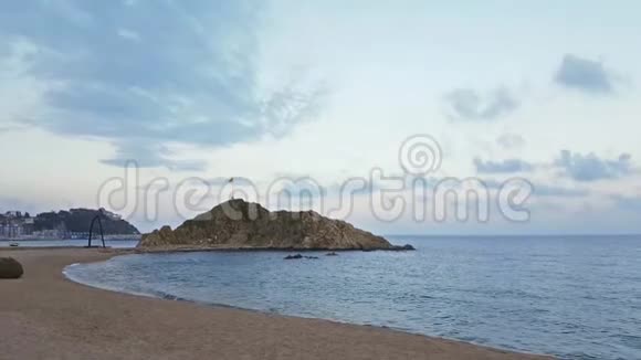 海滩度假胜地西班牙布朗斯视频的预览图