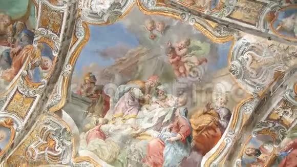 意大利西西里岛巴勒莫圣玛丽教堂内部视频的预览图