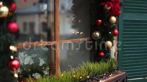 圣诞街装饰视频的预览图