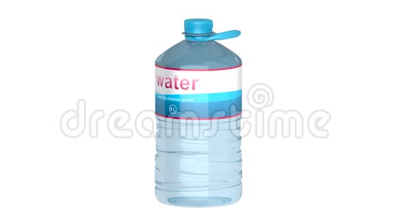 大塑料瓶的饮用水视频的预览图