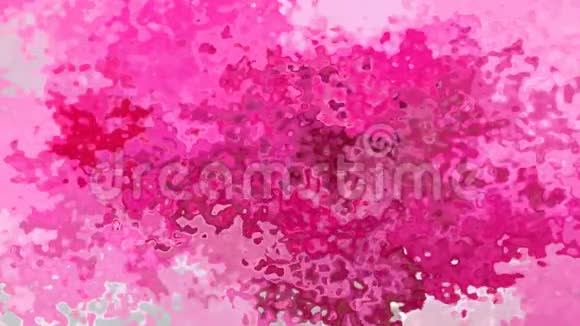 摘要动画彩色背景无缝环视频软热粉红色玫瑰色视频的预览图