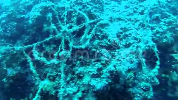 珊瑚礁在希腊接近视频的预览图