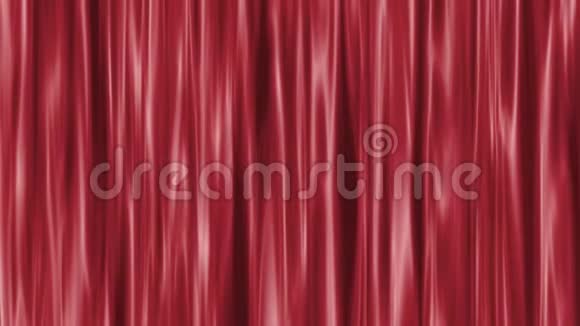 红色窗帘风格背景动画无缝循环视频的预览图