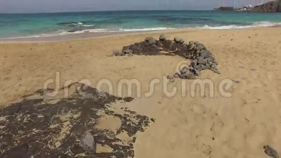 西班牙加那利群岛福尔特文图拉ElCotillo海滩ElCotillo海滩概述视频的预览图