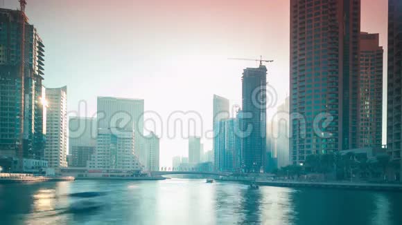阳光湾迪拜码头4k时间间隔视频的预览图