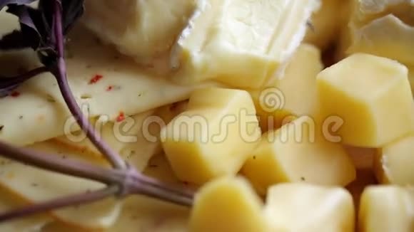 食物自助餐奶酪视频的预览图