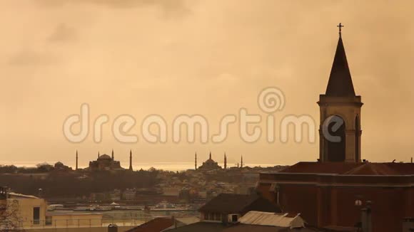 伊斯坦布尔历史半岛教堂视频的预览图