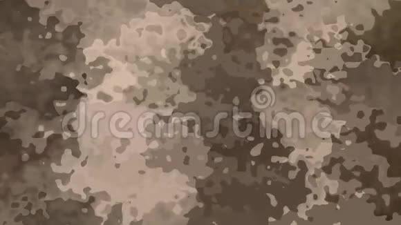 动画彩色背景无缝循环视频水彩效果冷棕色米色褐色灰褐色视频的预览图